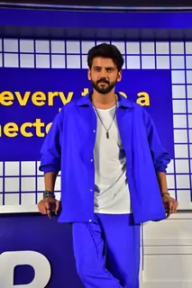 Zaheer Iqbal snapped at an event by Booking.com