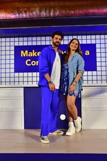 Sonakshi Sinha and Zaheer Iqbal snapped at an event by Booking.com