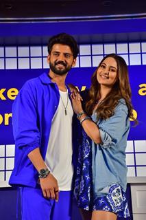 Sonakshi Sinha and Zaheer Iqbal snapped at an event by Booking.com