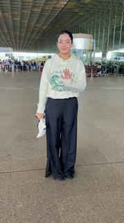 Rashmika Mandanna snapped at the airport