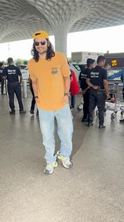 Ali Fazal snapped at the airport