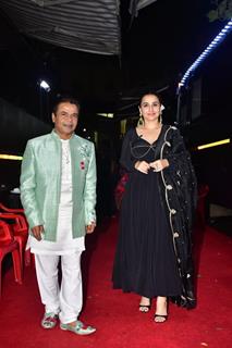 Vidya Balan and Rajpal Yadav snapped promoting their Upcoming film 'Bhool Bhulaiyaa 3'