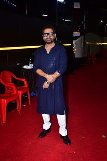 Anees Bazmee snapped promoting their Upcoming film 'Bhool Bhulaiyaa 3'