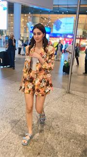 Ananya Panday snapped at the airport