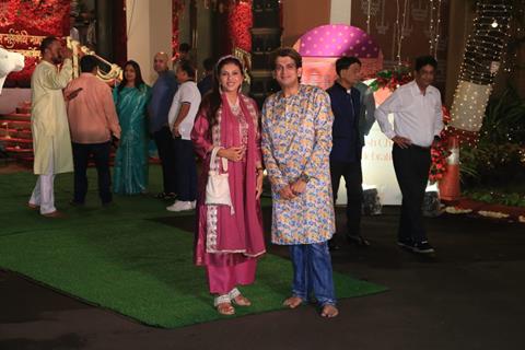 Celebrities snapped at CM’s residence for Ganpati Darshan