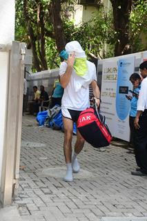 Ibrahim Ali Khan snapped in the city