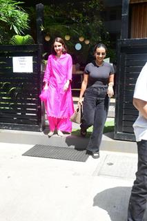 Soha Ali Khan and Patralekhaa snapped in the city