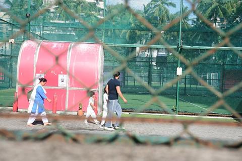 Saif Ali Khan and Jeh Ali Khan  snapped in the city