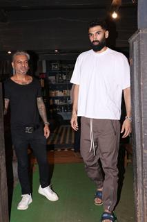 Hakim Aalim and Aditya Roy Kapur snapped in the city