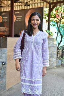 Shriya Pilgaonkar snapped in the city