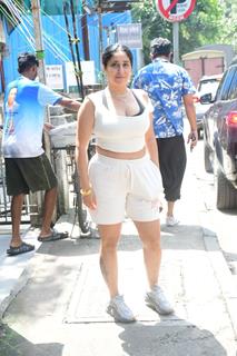 Neha Bhasin snapped in the city