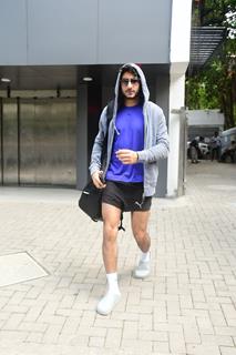 Ibrahim Ali Khan snapped in the city