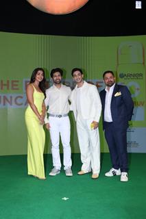 Pooja Hegde and Vedang Raina snapped at Garnier event