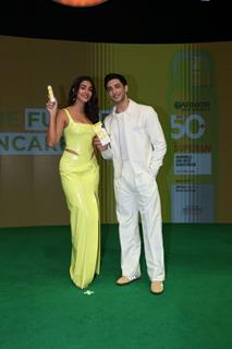 Pooja Hegde and Vedang Raina snapped at Garnier event