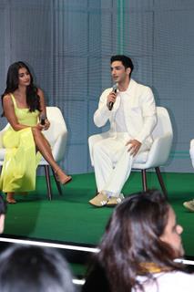 Pooja Hegde and Vedang Raina snapped at Garnier event