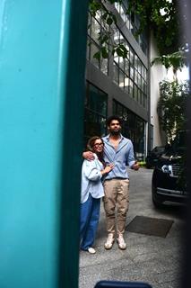 Dimple Kapadia snapped in the city