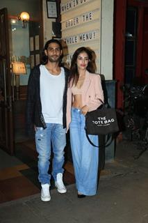 Prateik Babbar and Priya Banerjee snapped in the city