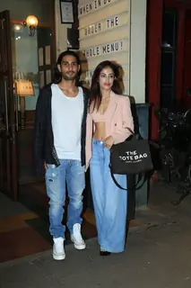 Prateik Babbar and Priya Banerjee snapped in the city