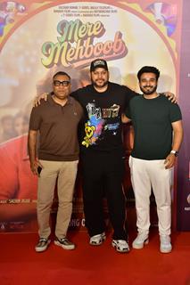 Celebrities snapped at the song launch of ‘Mere Mehboob’ from their upcoming movie 'Vicky Vidya Ka Woh Wala Video'