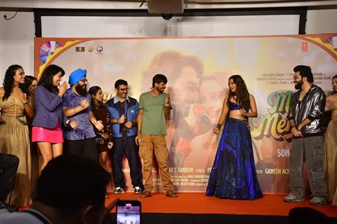 Triptii Dimri snapped at the song launch of ‘Mere Mehboob’ from their upcoming movie 'Vicky Vidya Ka Woh Wala Video'