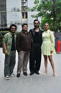 Shriya Pilgaonkar and Bhuvan Bam snapped promoting their upcoming series 'Taaza Kabar Season 2'