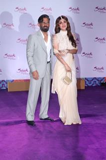 Shilpa Shetty and Suniel Shetty snapped at the Saudi tourism event