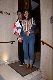 Sonali Bendre and Manish Malhotra snapped in the city