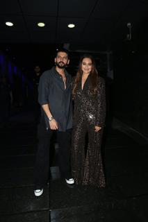 Sonakshi Sinha and Zaheer Iqbal snapped in the city