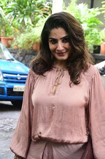 Raveena Tandon snapped in the city