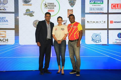 Sania Mirza snapped at Tennis Premier League Season 6 Auctions