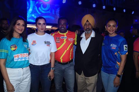 Sonali Bendre, Mahesh Bhupathi, Leander Paes, Rakul Preet Singh and Sania Mirza snapped at Tennis Premier League Season 6 Auctions