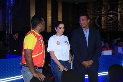 Sania Mirza snapped at Tennis Premier League Season 6 Auctions