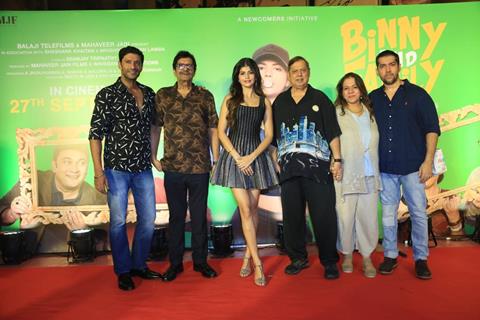 David Dhawan, Anil Dhawan, Rohit Dhawan and Anjini Dhawan  grace the premiere of Binny And Family