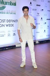 Abhimanyu Dassani snapped at India Design ID Mumbai 2024