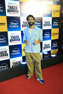 Nakuul Mehta grace the premiere of 'Taaza Khabar season 2'