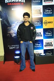 Vishal Pandey grace the premiere of 'Taaza Khabar season 2'