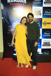 Hiten Tejwani grace the premiere of 'Taaza Khabar season 2'