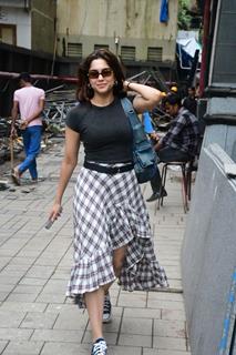 Sharvari Wagh snapped in the city