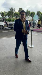 Ashutosh Rana snapped at the airport