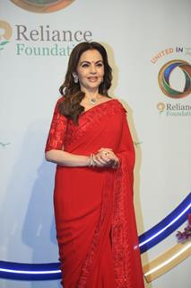 Nita Ambani snapped at Nita Ambani’s ‘United In Triumph’ event at Antilia to honour the Olympians and Paralympians