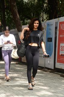 Fatima Sana Shaikh snapped in the city