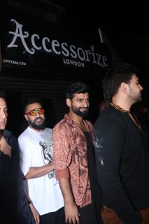 Raj Kundra snapped at Bastian Bandra