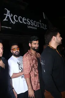 Raj Kundra snapped at Bastian Bandra