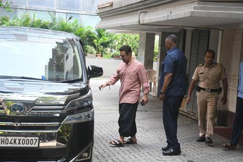 Aamir Khan snapped in the city