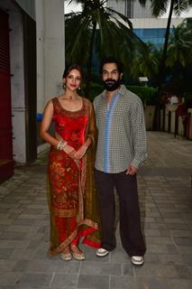 Rajkummar Rao and Triptii Dimri snapped promoting their upcoming film 'Vicky Vidya Ka Woh Wala Video'