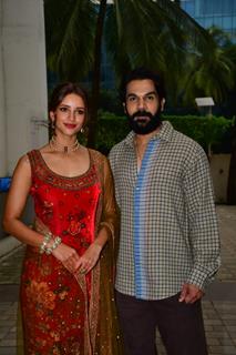 Rajkummar Rao and Triptii Dimri snapped promoting their upcoming film 'Vicky Vidya Ka Woh Wala Video'