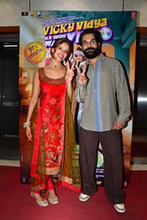 Rajkummar Rao and Triptii Dimri snapped promoting their upcoming film 'Vicky Vidya Ka Woh Wala Video'