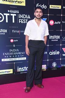 Adarsh Gourav snapped at the Bollywood Hungama OTT India Fest