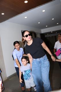 Kareena Kapoor and Jeh Ali Khan  snapped in the city