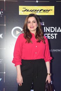 Neelam Kothari snapped at the Bollywood Hungama OTT India Fest – Day 2